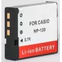 Extra Digital NP-130 batteria per Casio, 3,7 V 2000 mAh, Li-ion