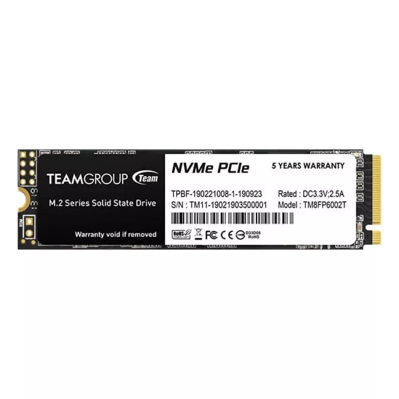 Team Group MP33 - SSD - 256 GB - interno - M.2 2280 - PCIe 3.0 x4 (NVMe)