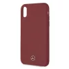 Mercedes-Benz custodia rigida in silicone per Apple iPhone XR rossa MEHCI61SILRE