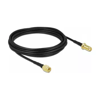 Cavo antenna DeLOCK connettore SMA su connettore femmina SMA LMR/CFD100 5 m