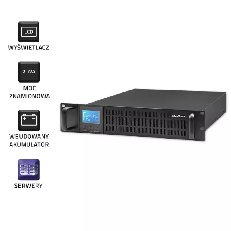 UPS QOLTEC 53946 Line-Interactive 2 kVA gruppo di continuità