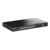 D-Link switch smart managed stackable PoE+ 28 porte Gigabit con 4 porte 10G SFP+
