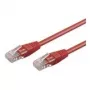 Wentronic Goobay cavo patch CAT 6, U/UTP, rosso, 2 m - misto rame CCA (68401)