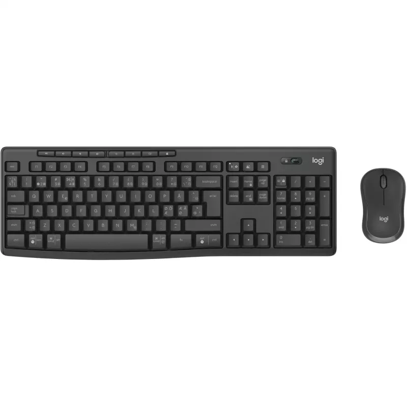Logitech MK370 Combo for Business tastiera mouse inclusi ufficio RF Wireless + Bluetooth QWERTY Nordic grafite