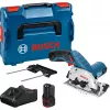 Sega circolare a batteria GKS 12V-26 Professional, 12 Volt (blu/nero, 2x batteria agli ioni di litio 3,0Ah, in L-BOXX)
