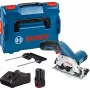 Sega circolare a batteria GKS 12V-26 Professional, 12 Volt (blu/nero, 2x batteria agli ioni di litio 3,0Ah, in L-BOXX)