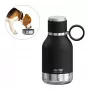 Asobu - Dog Bowl - borraccia in acciaio inox con ciotola per cani 1 litro nero