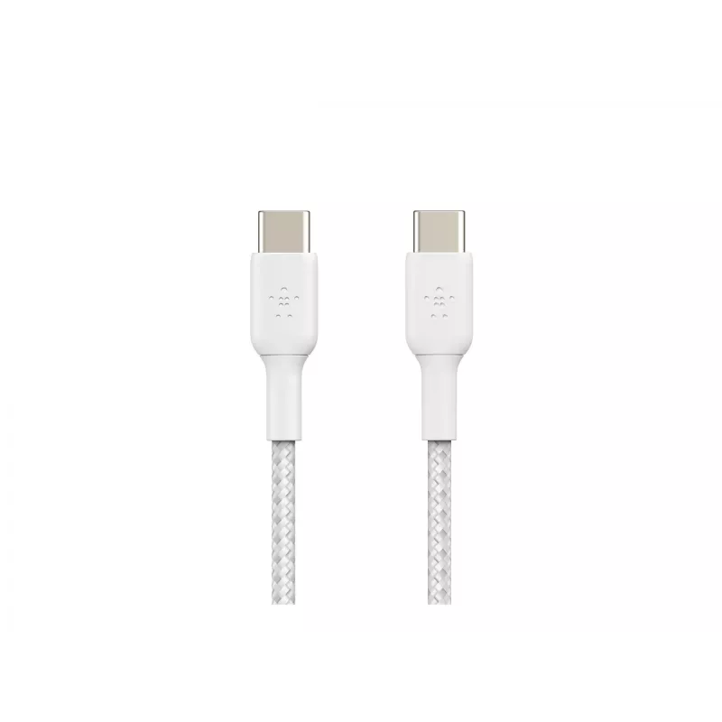 Belkin BOOST CHARGE - cavo USB - USB-C 24 pin (M) a USB-C 24 pin (M) - USB 2.0 - 2 m - bianco