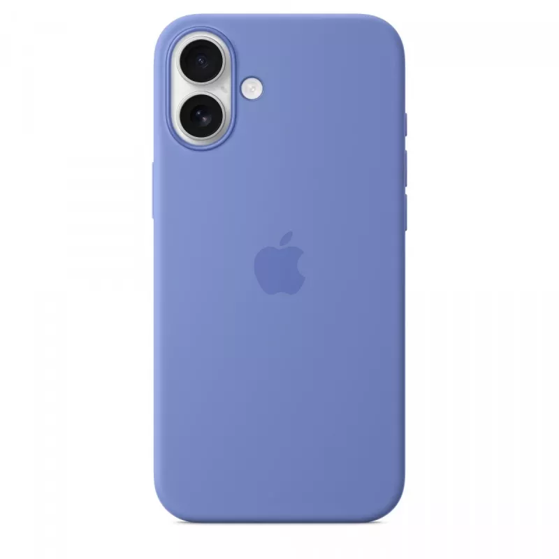 iPhone 16 Plus custodia in silicone compatibile MagSafe - pervinca