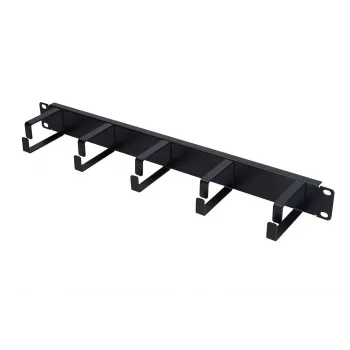 Pannello di gestione cavi Extralink organizzatore cavi 1U nero