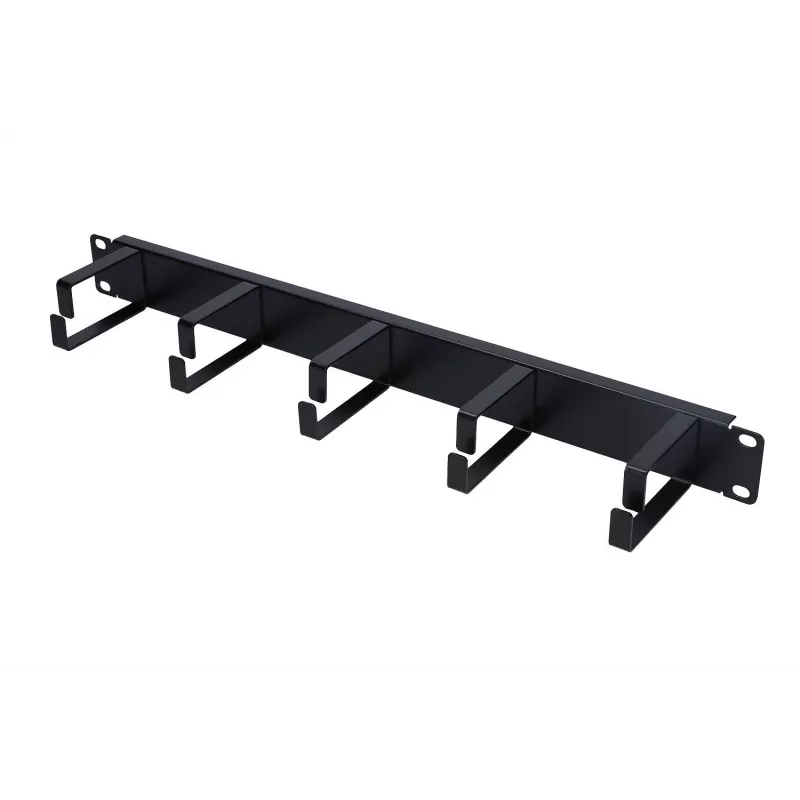 Pannello di gestione cavi Extralink organizzatore cavi 1U nero
