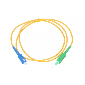 Patchcord Extralink SC/APC-SC/UPC monomodale simplex G652D 3mm 0.5m