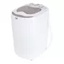 Lavatrice a carica dall'alto Adler AD 8055, portatile, capacità 3 kg, crema, manopola, 150 W