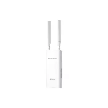 Router WLAN TP-LINK MB118-4G - 4G LTE, single-band 2,4 GHz, Wi-Fi 4 (802.11n), 300 Mbit/s, Fast Ethernet, 4 antenne esterne, bianco