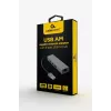 Gembird A-AMU3-LAN-01 adattatore USB-A a Gigabit LAN con hub USB 3.0 a 3 porte, nero