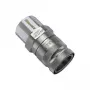 Raccordo rapido Koolance QD3 dritto femmina a 13/10 mm - no-spill, argento
