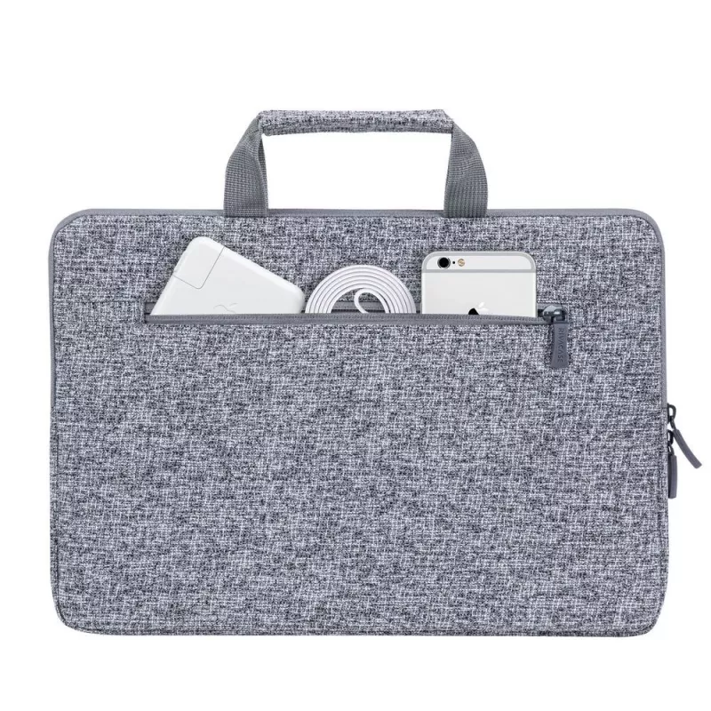 Rivacase Anvik 7913 Custodia per laptop da 13,3 pollici, grigio chiaro