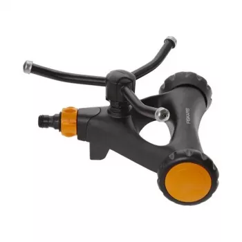 Fiskars 1023657 irrigatore metallo nero, arancione