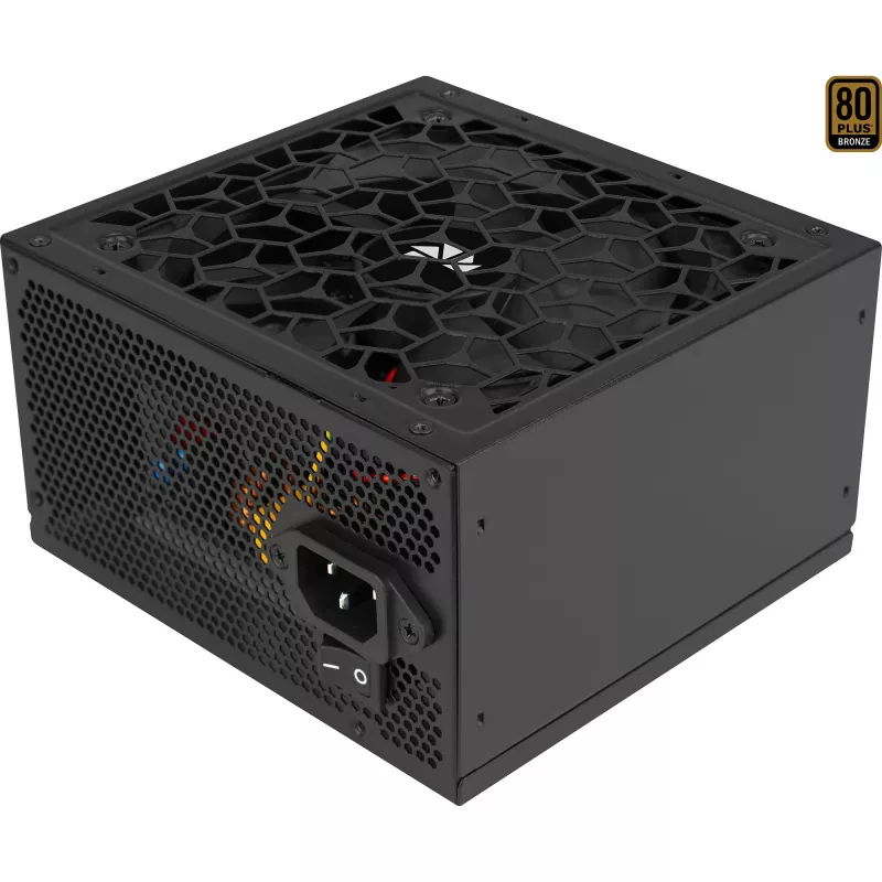 Aerocool AERO BRONZE 650W V2 alimentatore ATX ACPB-AR65AEC.12, 80 PLUS Bronze, PFC attivo, nero