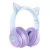 Headset Onikuma B90 cuffie gaming blu/viola