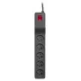 Prolunga elettrica Lestar 3 m per interni nero con interruttore on/off e spia di controllo, 230 V AC, 10 A