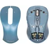 Mouse wireless YENKEE YMS2010BE dual-mode ergonomico, ricevitore USB 2,4 GHz + Bluetooth 5.1, DPI a 4 livelli 1000–3200, 6 tasti