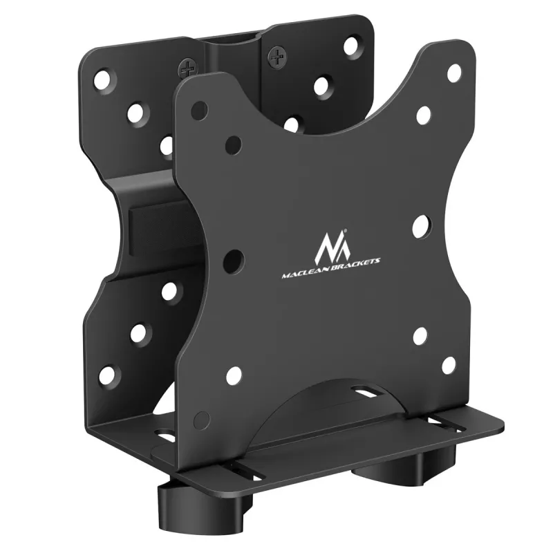 Supporto per mini computer MACLEAN MC-115B — supporto compatto regolabile in altezza per piccoli case PC