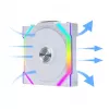Lian Li UNI FAN SL Wireless 120 G99.12SL1W1W.00 ventola per case, ARGB, PWM, 120 mm, bianca