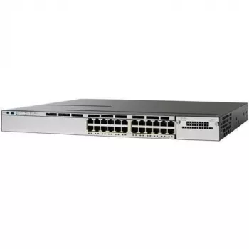 Switch di rete Cisco Catalyst WS-C3850-24U-S-RFB — managed L2/L3, 24x Gigabit PoE RJ-45, 1U, acciaio inox