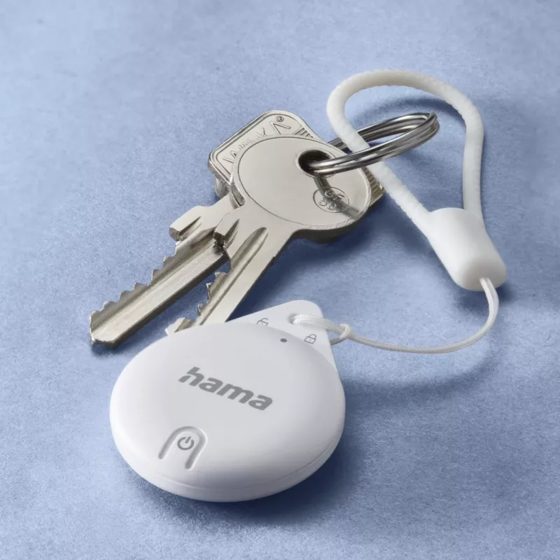 HAMA Item Finder 00185815 Bluetooth per app Dov'è di Apple, bianco — tracker per ritrovare oggetti personali