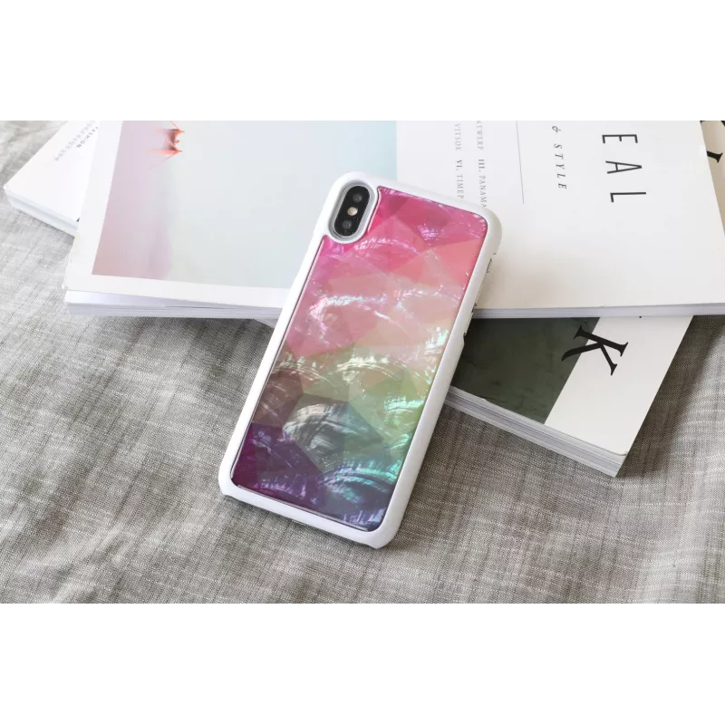 iKins Water Flower custodia per iPhone XS/X, bianca, K1690H