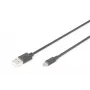 Assmann cavo di connessione USB 2.0. tipo A - Micro B M/M. 1,0 m. Conforme USB 2.0. UL. bl (AK-300110-010-S)
