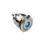 Interruttore/pulsante antivandalo DimasTech 25 mm Silverline Dot RGB PD212