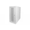 Digitus Case per computer con porta in vetro, su rotelle, con serratura, con feritoie di ventilazione