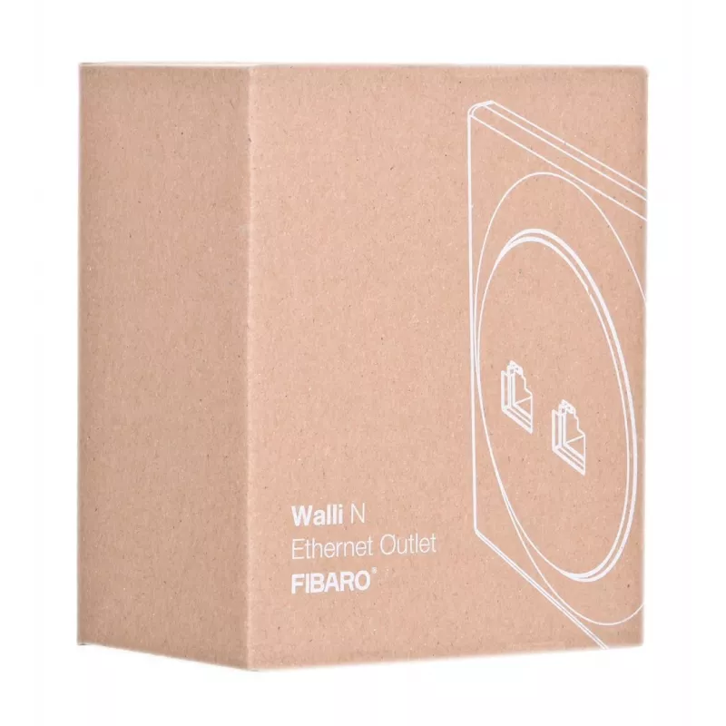 Fibaro Walli N presa 2 x RJ-45 bianco