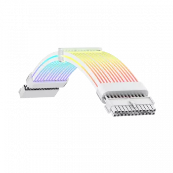 Gamemax cavo di prolunga PSU MB 24PIN-W, bianco