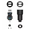 Roidmi 3S caricabatterie auto con trasmettitore FM, Bluetooth, nero