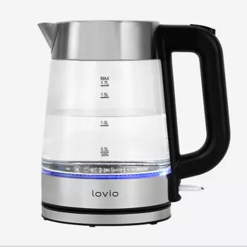 Bollitore elettrico Lovio 1,7L 2200W vetro