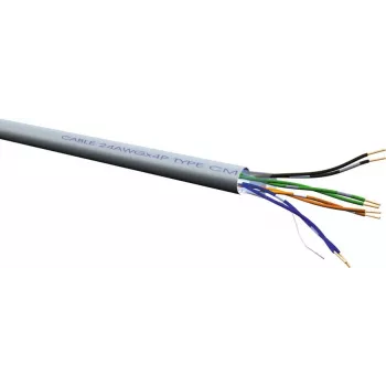 Roline - cavo bulk - 100 m - UTP - CAT 6a - senza alogeni, affidabile - grigio