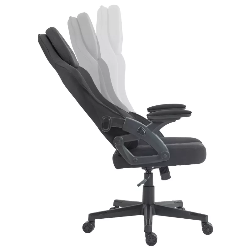 Sedia da gaming Deltaco DC130 Soft Woven Mesh nera (GAM-180)