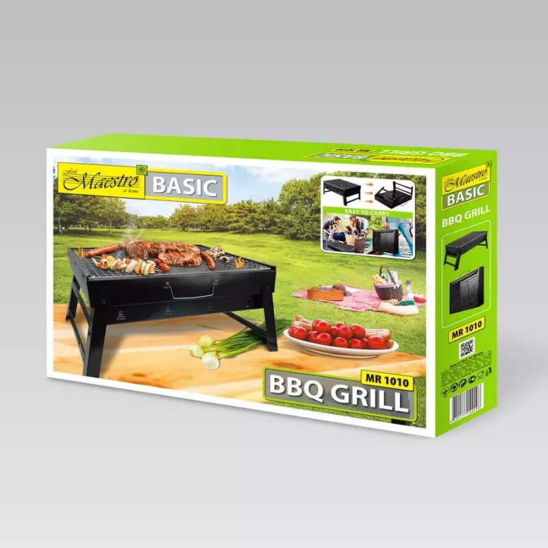 Valigetta grill pieghevole 43x29x22 cm Maestro MR-1010