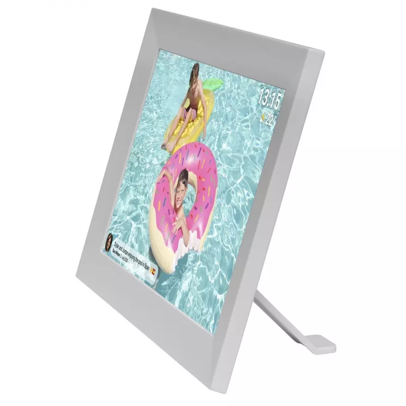 Denor cornice digitale con FRAMEO 10.1 16GB bianca