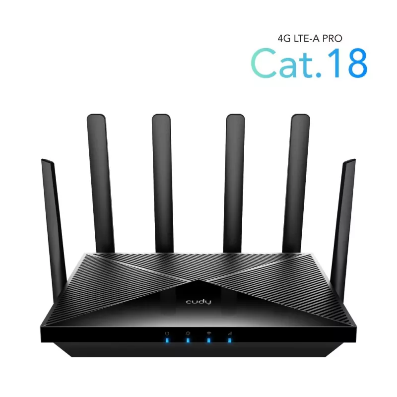 Cudy LT18 Router wireless Gigabit Ethernet dual-band (2,4 GHz / 5 GHz) 4G nero