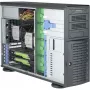 Super Micro Supermicro SC743 AC-1K26B-SQ - tower - 4U - ATX esteso - SAS - hot-swap 1200 Watt - nero - USB (CSE-743AC-1K26B-SQ)