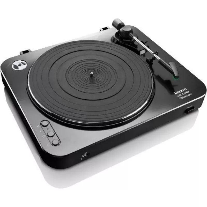 Giradischi a trasmissione a cinghia Lenco LBT-120BK nero semiautomatico