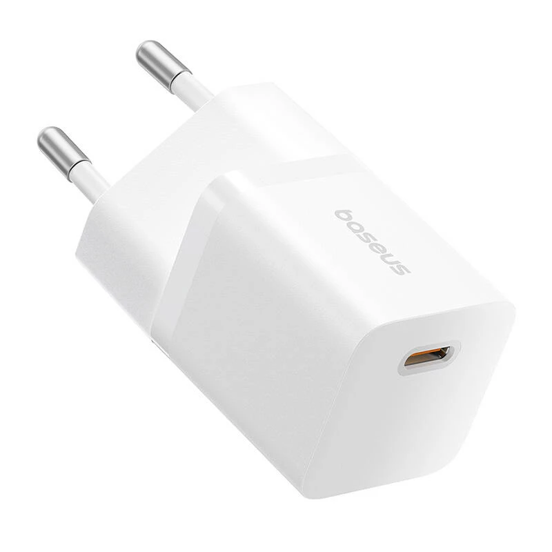 Baseus P10110909213-00 Caricabatterie da rete USB-C GaN5 mini 25W bianco