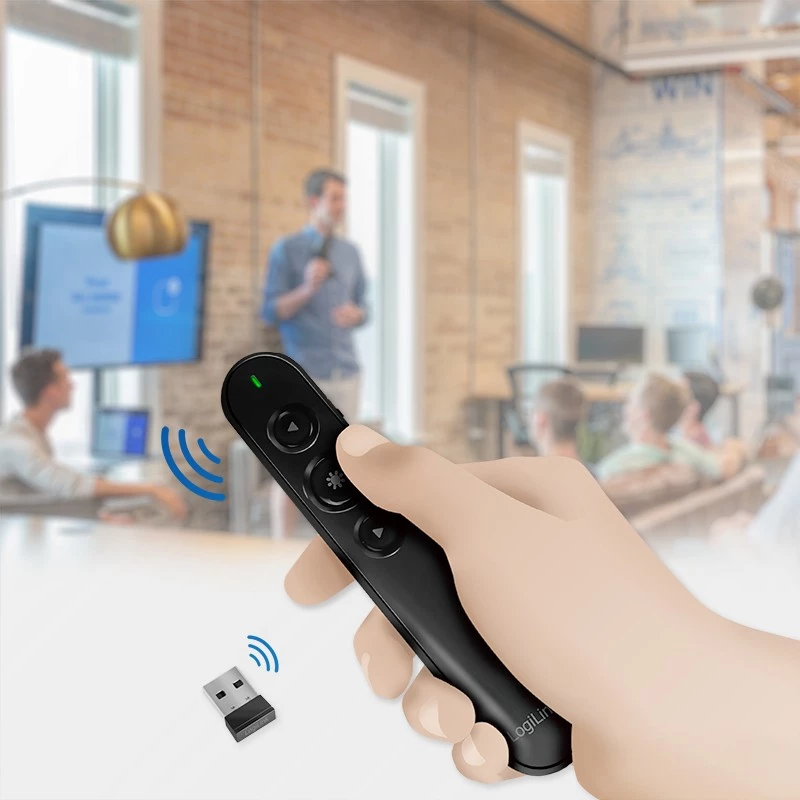 Presentatore wireless LogiLink ID0190 nero