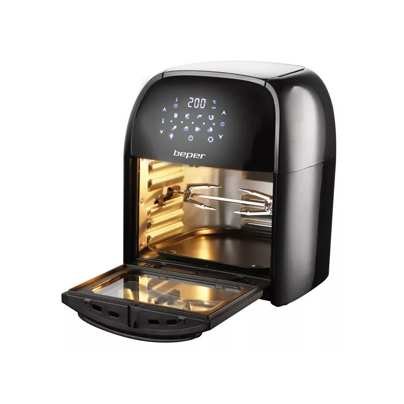 Friggitrice ad aria Beper P101FRI012 12 L 1800 W nero