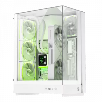Gamemax case | T20 WH | bianco | M-ATX | alimentatore non incluso
