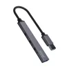 Savio AK-70 hub USB-A, 4 in 1: 3 x USB-A 2.0 + 1 x USB-A 3.1 Gen 1, 5 Gbps